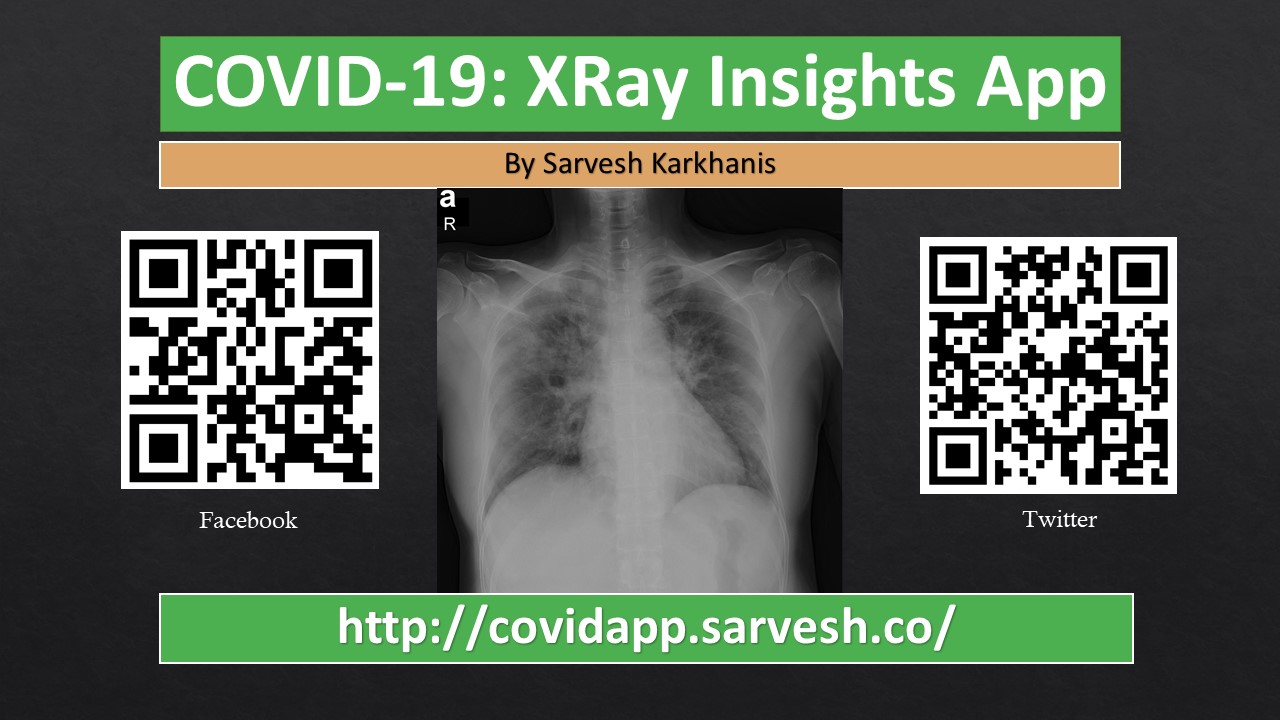 COVID-19: Artificial Intelligence Xray App